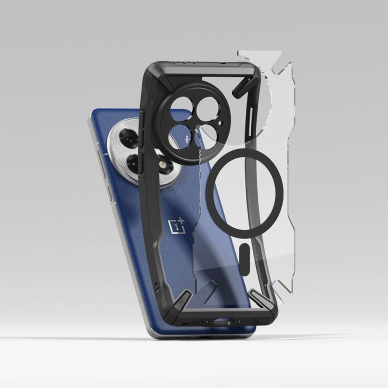 Ringke Fusion X MagSafe Dėklas skirtas Oneplus 13 - Juodas 3