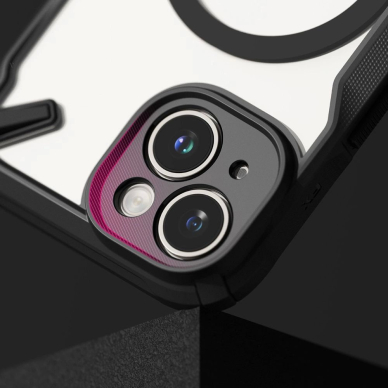 Ringke Fusion X MagSafe iPhone 15 Plus Dėklas - Matinis Juodas 9