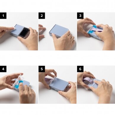 Akcija! Apsauga Ringke Hinge Protector Samsung Galaxy Z Flip 4 / Flip 3 Pilkas (HG666195RS) 9 Akcija! Apsauga Ringke Hinge Protector Samsung Galaxy Z Flip 4 / Flip 3 Pilkas (HG666195RS) 9