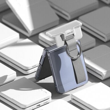 Akcija! *** Pažeista pakuotė 1 vnt. ***Apsauga Ringke Hinge Protector Samsung Galaxy Z Flip 4 / Flip 3 Skaidrus/Pilkas (HG666192RS) 2