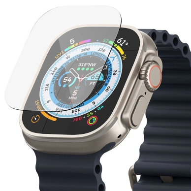 Ringke ID FC Glass (4 vnt.) grūdinto stiklo apsauga skirtas Apple Watch Ultra 1 / 2 (49 mm) 2