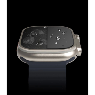 Ringke ID FC Glass (4 vnt.) grūdinto stiklo apsauga skirtas Apple Watch Ultra 1 / 2 (49 mm) 8
