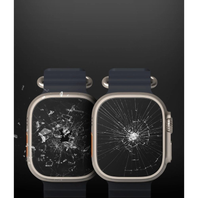 Ringke ID FC Glass (4 vnt.) grūdinto stiklo apsauga skirtas Apple Watch Ultra 1 / 2 (49 mm) 9