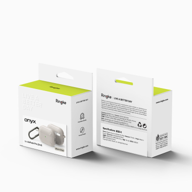 Ringke Onyx case for AirPods Pro 2 armored case for headphones gray 4 Ringke Onyx case for AirPods Pro 2 armored case for headphones gray 4