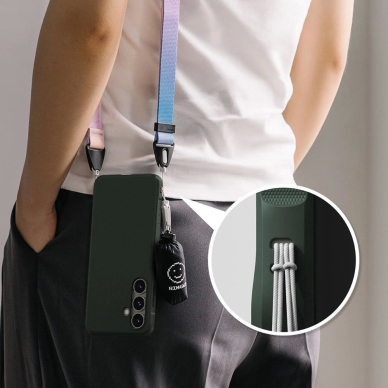 Ringke Onyx Dėklas skirtas Samsung Galaxy S25 - Žalias 5