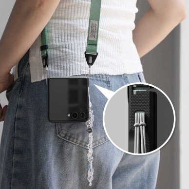 Samsung Galaxy Z Flip 7 dėklas Ringke Onyx – juodas 7