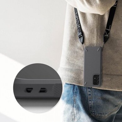 Dėklas Ringke Onyx Durable TPU Samsung Galaxy A72 5G Pilkas (OXSG0038) 6 Dėklas Ringke Onyx Durable TPU Samsung Galaxy A72 5G Pilkas (OXSG0038) 6