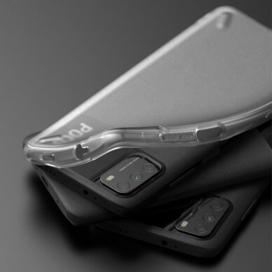 Dėklas Ringke Onyx Durable TPU Case Cover for Xiaomi Poco M3 Permatomas (OXXI0003) 1