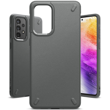 Dėklas Ringke Onyx Durable TPU Samsung Galaxy A73 Pilkas 1 Dėklas Ringke Onyx Durable TPU Samsung Galaxy A73 Pilkas 1