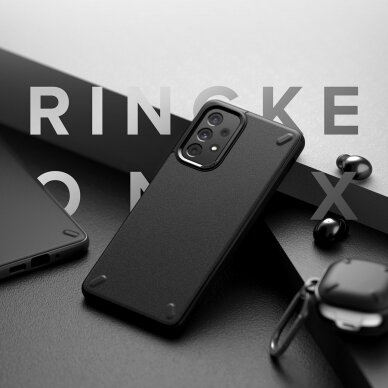 Dėklas Ringke Onyx Durable TPU Samsung Galaxy A73 Pilkas 9