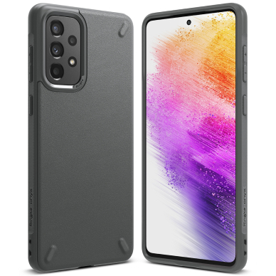 Dėklas Ringke Onyx Durable TPU Samsung Galaxy A73 Pilkas Dėklas Ringke Onyx Durable TPU Samsung Galaxy A73 Pilkas