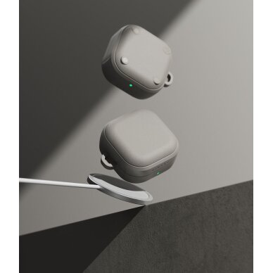 Samsung Galaxy Buds 4 / 4 Pro Ringke Onyx Magnetic dėklas – pilkas 2 Samsung Galaxy Buds 4 / 4 Pro Ringke Onyx Magnetic dėklas – pilkas 2