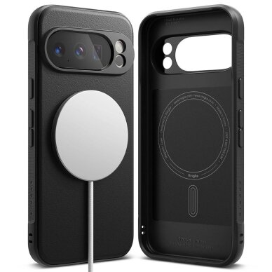 Google Pixel 10 Pro Ringke Onyx Magnetic MagSafe dėklas – juodas 1 Google Pixel 10 Pro Ringke Onyx Magnetic MagSafe dėklas – juodas 1