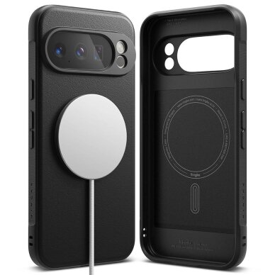 Google Pixel 10 Pro XL Ringke Onyx Magnetic MagSafe dėklas – juodas 1