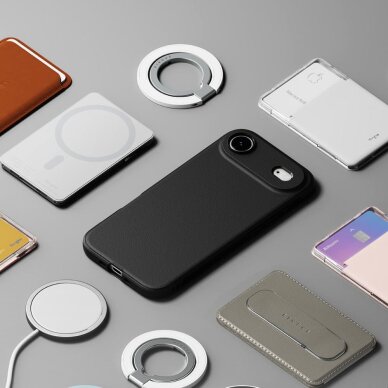 iPhone 17 Air dėklas Ringke Onyx Magnetic, MagSafe – juodas 5