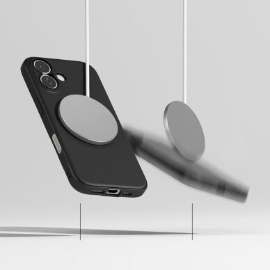 iPhone 17 dėklas Ringke Onyx Magnetic, MagSafe – juodas 5 iPhone 17 dėklas Ringke Onyx Magnetic, MagSafe – juodas 5