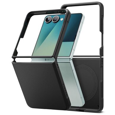 Samsung Galaxy Z Flip 7 dėklas Ringke Onyx Magnetic su MagSafe – juodas 2