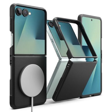 Samsung Galaxy Z Flip 7 dėklas Ringke Onyx Magnetic su MagSafe – juodas 4