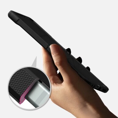 Samsung Galaxy Z Flip 7 dėklas Ringke Onyx Magnetic su MagSafe – juodas 6