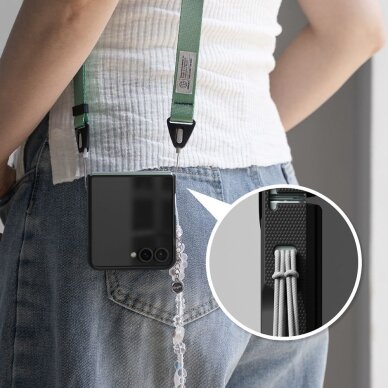 Samsung Galaxy Z Flip 7 dėklas Ringke Onyx Magnetic su MagSafe – juodas 8