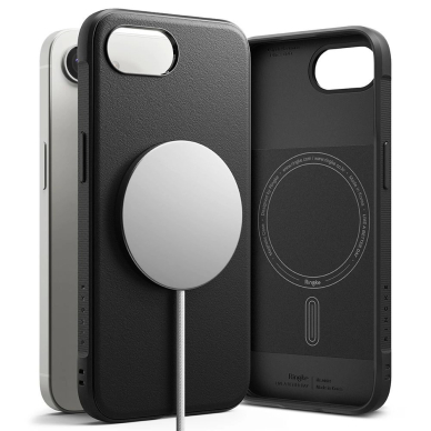 Ringke Onyx Magnetinis Magsafe iPhone 16e Dėklas - Juodas