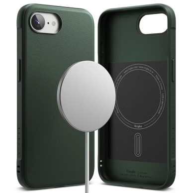 Ringke Onyx Magnetinis Magsafe iPhone 16e Dėklas - Žalias 1