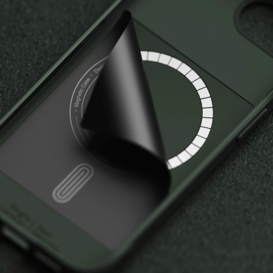 Ringke Onyx Magnetinis Magsafe iPhone 16e Dėklas - Žalias 5