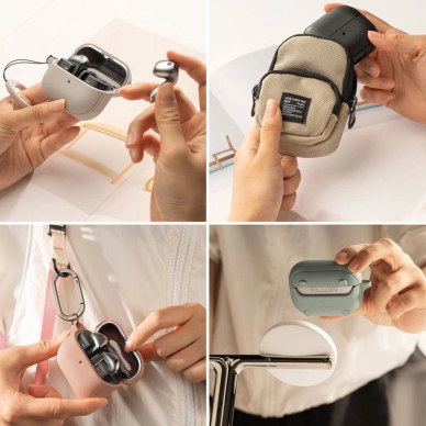 Samsung Galaxy Buds 3 / 3 Pro – Ringke Onyx MagSafe dėklas - Pilkas 6 Samsung Galaxy Buds 3 / 3 Pro – Ringke Onyx MagSafe dėklas - Pilkas 6