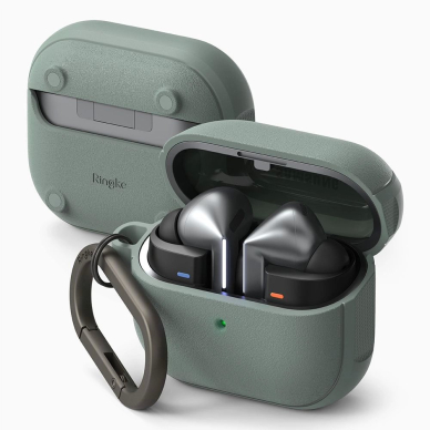 Ringke Onyx MagSafe dėklas skirtas Samsung Galaxy Buds 3 / 3 Pro - žalias 1