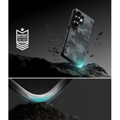 Samsung Galaxy S26 Ultra Ringke Onyx MagSafe dėklas – juodas ir pilkas 6