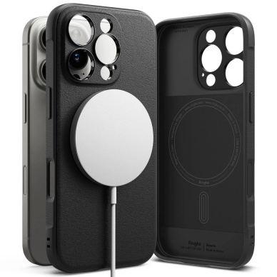 Ringke Onyx MagSafe iPhone 16 Pro Dėklas - Juodas