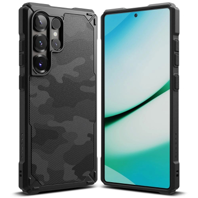 Ringke Sustiprintas Gear Dėklas skirtas Samsung Galaxy S25 Ultra - Juodas Camo 1