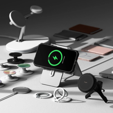 Ringke Sustiprintas Gear MagSafe iPhone 16 Pro Dėklas - Juodas 6