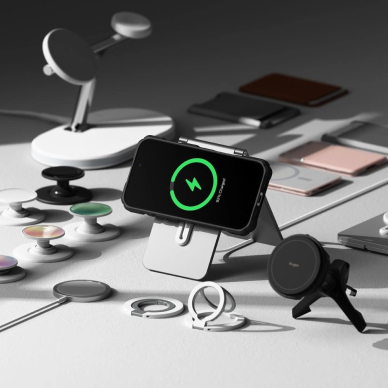 Ringke Sustiprintas Gear MagSafe iPhone 16 Pro Max Dėklas - Juodas 6