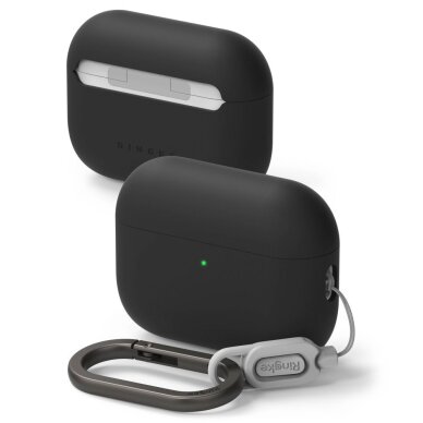AirPods Pro 3 Ringke silikoninis dėklas – juodas AirPods Pro 3 Ringke silikoninis dėklas – juodas