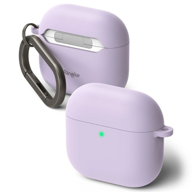 Ringke Silikoninis Dėklas skirtas Apple AirPods 4 - Violetinis 1