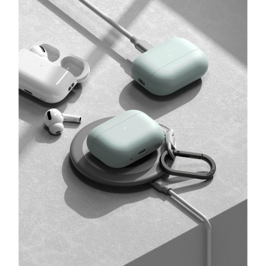 Ringke Silikoninis Dėklas skirtas Apple AirPods Pro 1 / 2 - Žalias 10