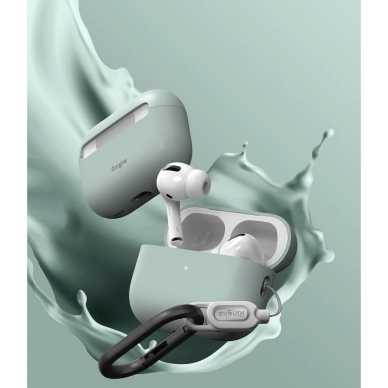 Ringke Silikoninis Dėklas skirtas Apple AirPods Pro 1 / 2 - Žalias 5