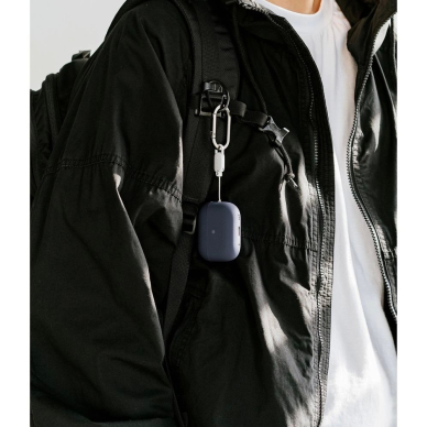 Ringke Silikoninis Dėklas skirtas Apple AirPods Pro 1 / 2 - Navy Mėlynas 14 Ringke Silikoninis Dėklas skirtas Apple AirPods Pro 1 / 2 - Navy Mėlynas 14
