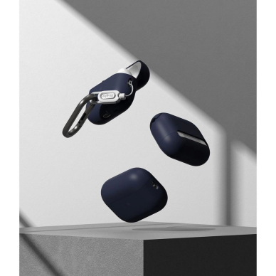 Ringke Silikoninis Dėklas skirtas Apple AirPods Pro 1 / 2 - Navy Mėlynas 9 Ringke Silikoninis Dėklas skirtas Apple AirPods Pro 1 / 2 - Navy Mėlynas 9