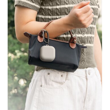 Samsung Galaxy Buds 4 / 4 Pro Ringke Silicone dėklas – smėlio spalvos 4