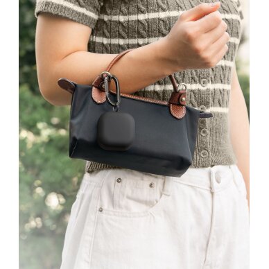 Samsung Galaxy Buds 4 / 4 Pro Ringke Silicone dėklas – juodas 4 Samsung Galaxy Buds 4 / 4 Pro Ringke Silicone dėklas – juodas 4