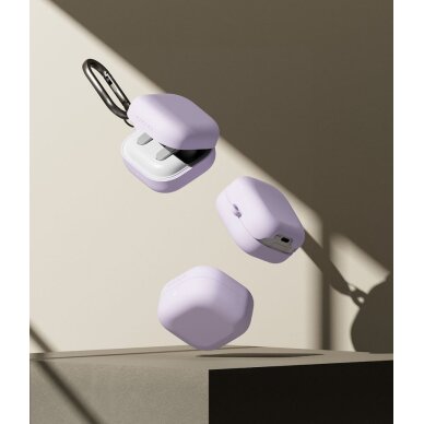 Samsung Galaxy Buds 4 / 4 Pro Ringke Silicone dėklas – violetinis 3