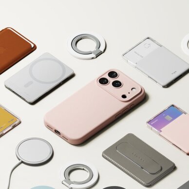 iPhone 17 Pro dėklas Ringke Silicone Magnetic MagSafe – rožinis 8 iPhone 17 Pro dėklas Ringke Silicone Magnetic MagSafe – rožinis 8