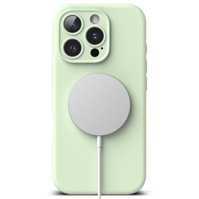 Ringke Silikoninis MagSafe Dėklas skirtas iPhone 16 Pro max - Žalias 3