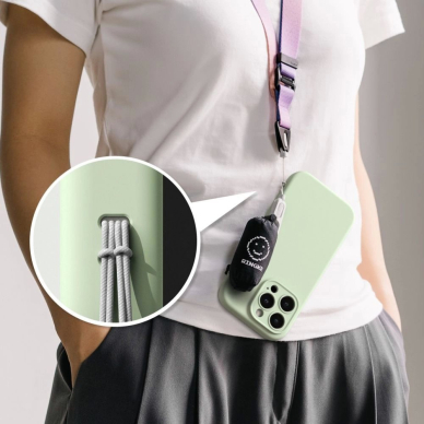 Ringke Silikoninis MagSafe Dėklas skirtas iPhone 16 Pro max - Žalias 7