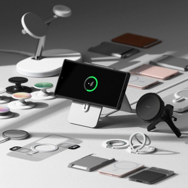 Ringke Silikoninis MagSafe Dėklas skirtas Samsung Galaxy S24 Ultra - Juodas 11