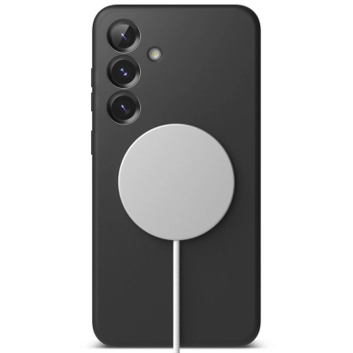 Ringke Silikoninis MagSafe Dėklas skirtas Samsung Galaxy S25 - Juodas 3