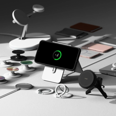 Ringke Silikoninis MagSafe Dėklas skirtas Samsung Galaxy S25+ - Juodas 6