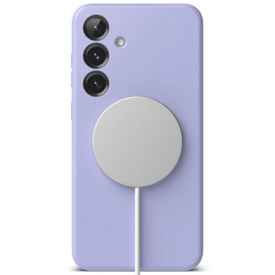 Ringke Silikoninis MagSafe Dėklas skirtas Samsung Galaxy S25+ - Violetinis 3